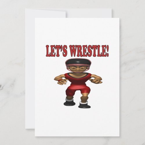 Lets Wrestle 5 Invitation