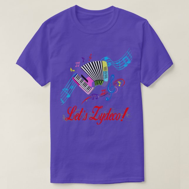 Lets Zydeco  [No  T-Shirt (Design Front)