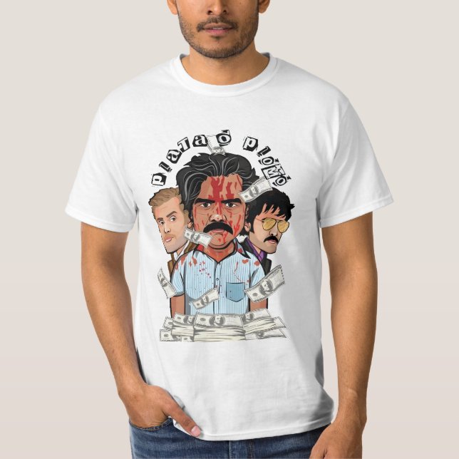 Lettbao Pablo Escobar T-Shirt (Front)