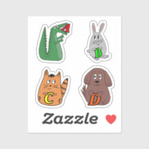 Letter A Alligator Baby Bodysuit. Cute Animal Alp