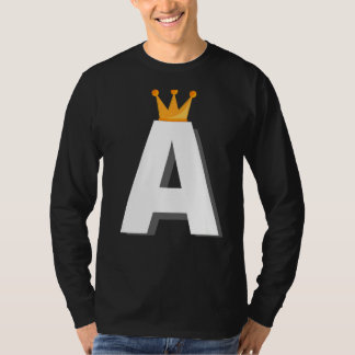 Letter A Alphabet Letter Initial T-Shirt