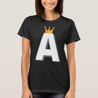 Letter A Alphabet Letter Initial T-Shirt
