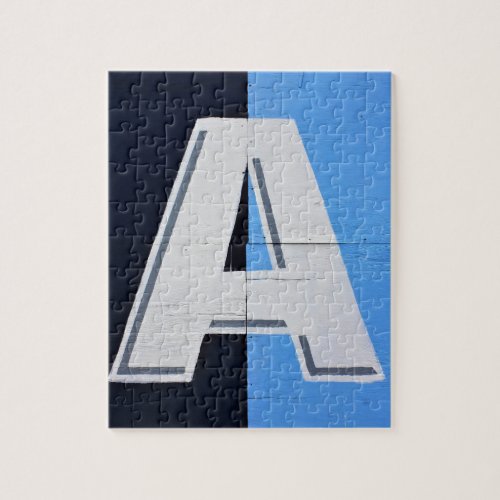 Letter A Alphabet Photography Jigsaw Puzzle