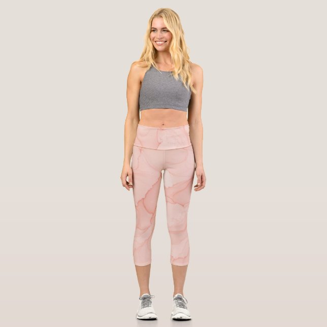 Letter A Capri Leggings (Front)
