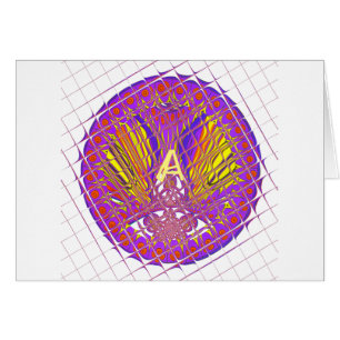 Letter A, Colorful logo text design