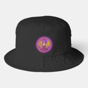 Letter A, Colorful logo text design Bucket Hat