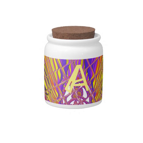 Letter A Colorful logo text design Candy Jar