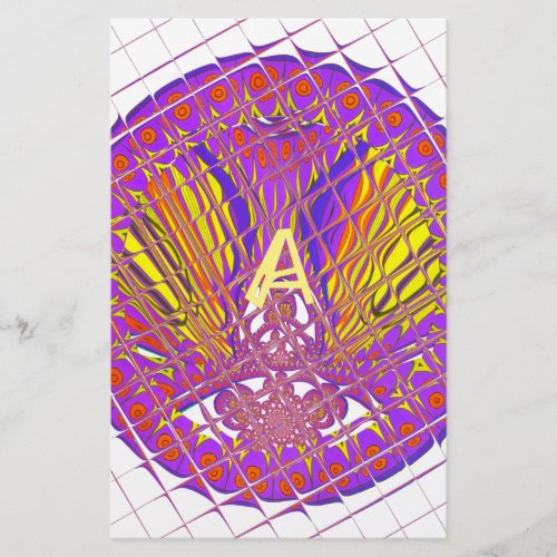 Letter A Colorful logo text design Stationery