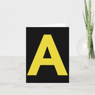 Letter A Funny Chipmunk Group Matching Halloween C Card