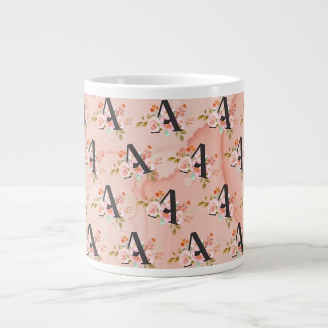 Letter A Giant Coffee Mug (Front)