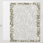 Letter A Gray (Front/Back)