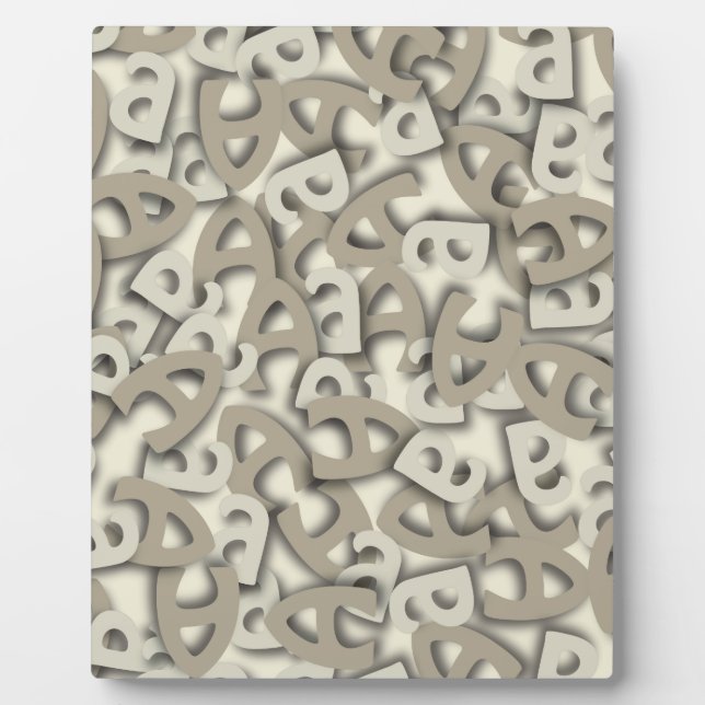 Letter A Gray Plaque (Front)