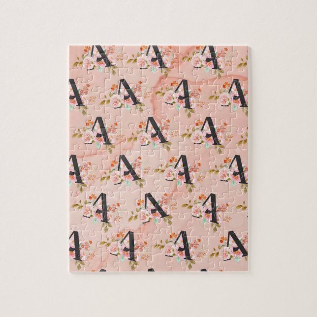 Letter A Jigsaw Puzzle (Vertical)