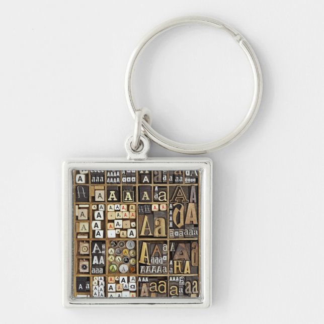 Letter A Keychain (Front)