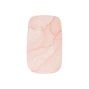 Letter A Minx Nail Art