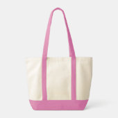 Letter A Personalized Photo Princess Tote (Back)