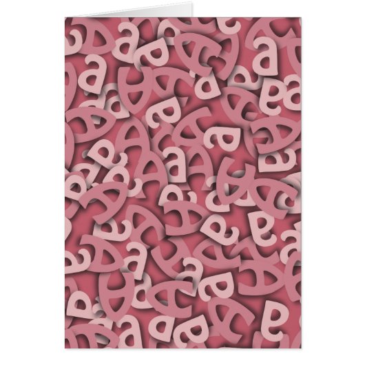 Letter A Pink Cards (Front)