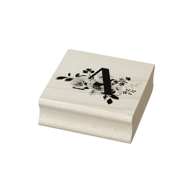 Letter A Rubber Stamp (Stamp)