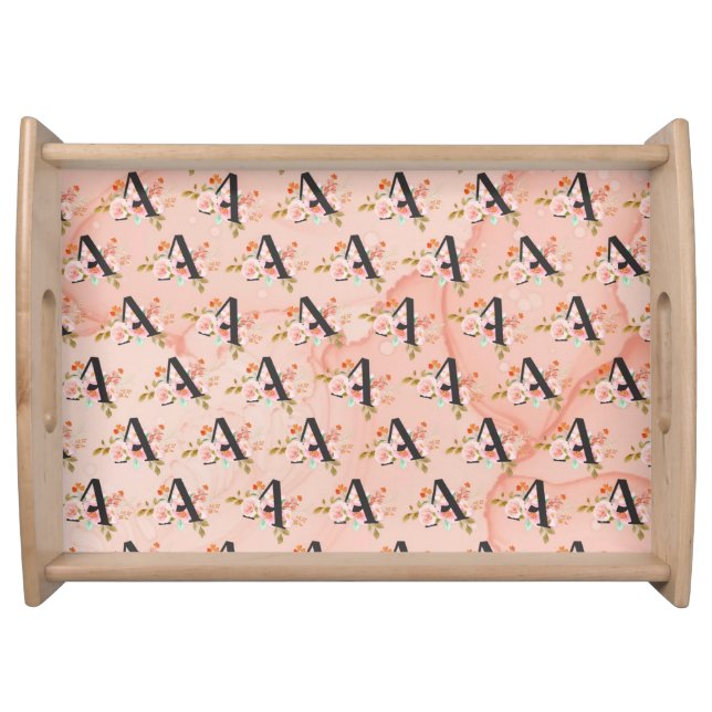 Letter A Serving Tray (Front)