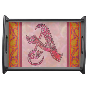 Letter A Serving Tray