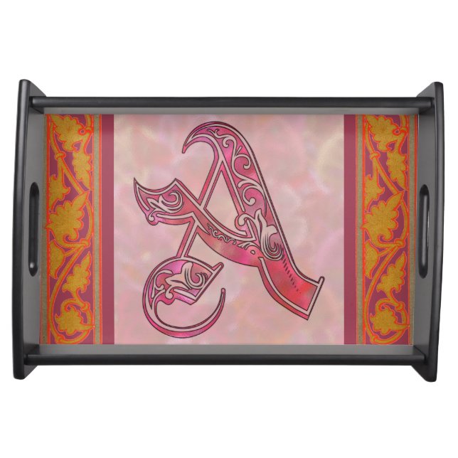 Letter A Serving Tray (Front)