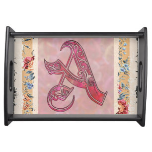 Letter A Serving Tray