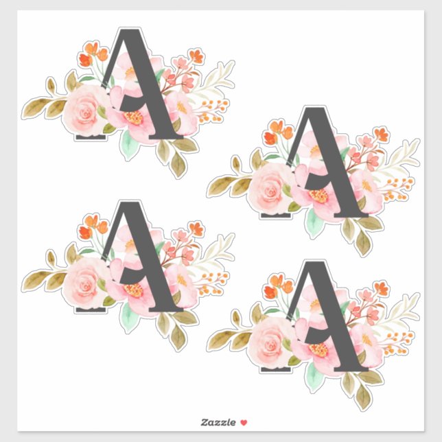 Letter A Sticker (Sheet)