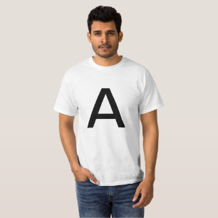 Letter A T-Shirt