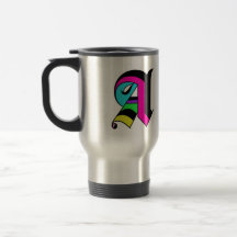 Letter “A” traveling Coffee Mug