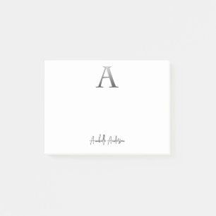 Letter A with Custom Name Post-it Notes