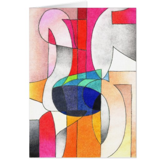 Letter abstract cards (Front)