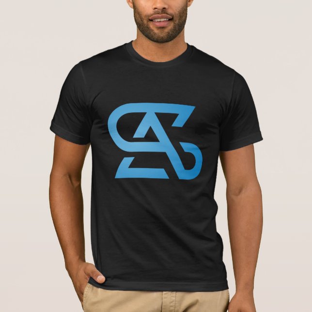 Letter AS or SA Design T-Shirt (Front)