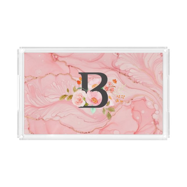 Letter B Acrylic Tray (Front)