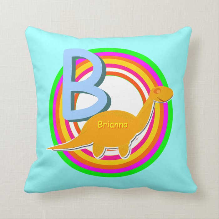 Letter B Alphabet ABC Brianna Name Pillows