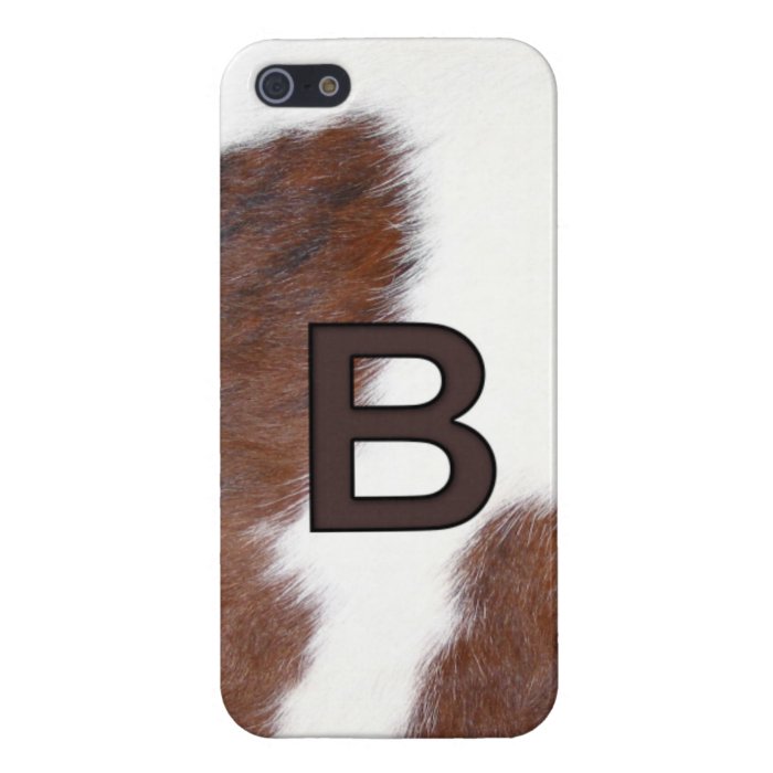 Letter B Brand Cowhide Livestock Iphone 5 Case