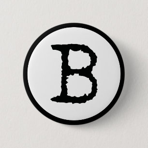 Letter B Button