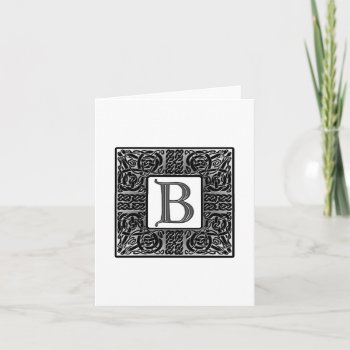 Letter B Celtic Monogram Note Cards by CelticDreams at Zazzle