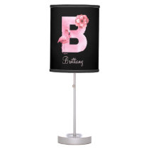 Letter B Flamingo Lamp