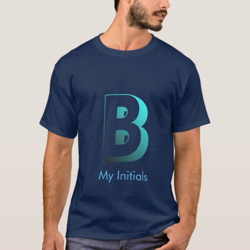 Letter B Initials Unique name T_Shirt