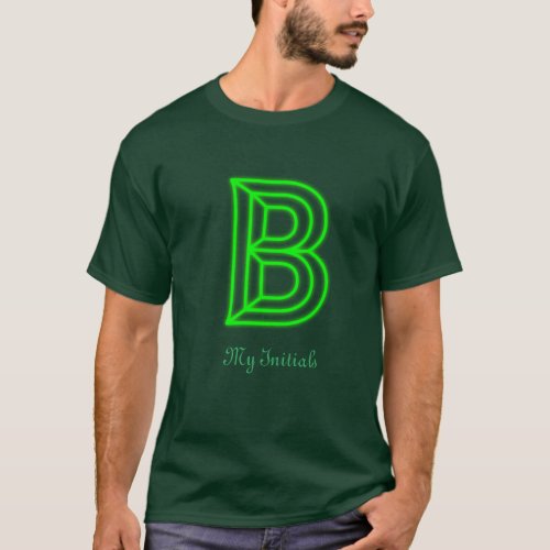 Letter B Initials Unique name T_Shirt