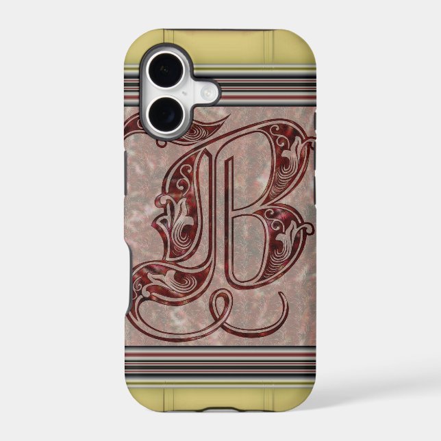 Letter B Iphone Case (Back)