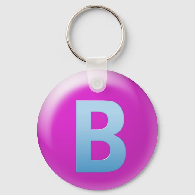 Letter B Keychain (Front)