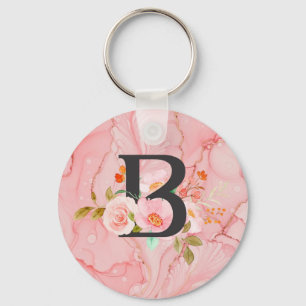 Letter B Keychain
