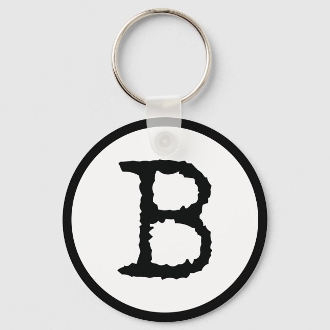 Letter B Keychain (Front)