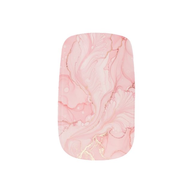 Letter B Minx Nail Art (Left Thumb)