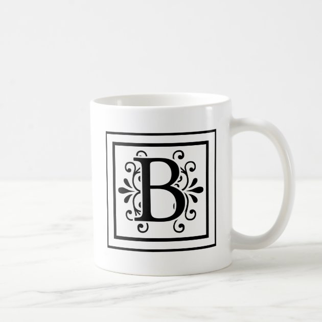 Letter B Monogram Coffee Mug | Zazzle