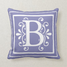 Letter B Monogram Periwinkle Purple