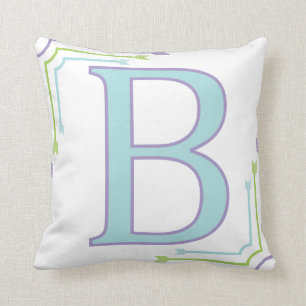 Letter B - Monogram Pillow