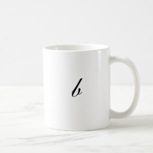 Letter b mug