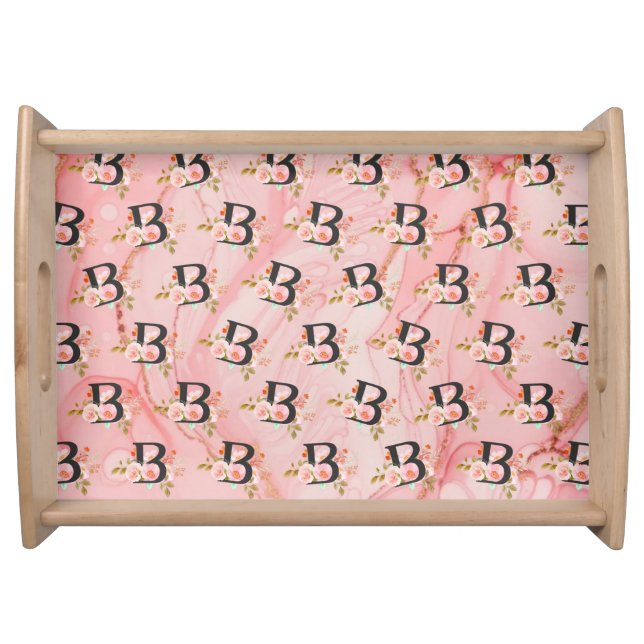 Letter B Serving Tray (Front)